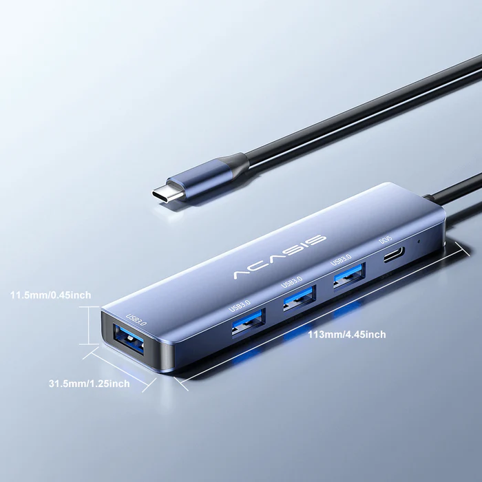 Acasis 5 In 1 5gbps Type C Multifunction Docking Station Converter 7uv5 2