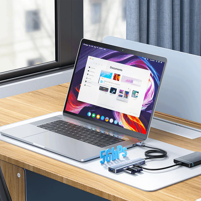 Acasis 5 In 1 Type C Hub 5gbps Multifunction Docking Station Converter 5