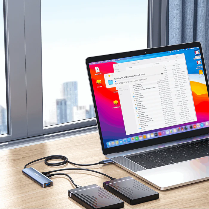 Acasis 5 In 1 Type C Hub 5gbps Multifunction Docking Station Converter 6