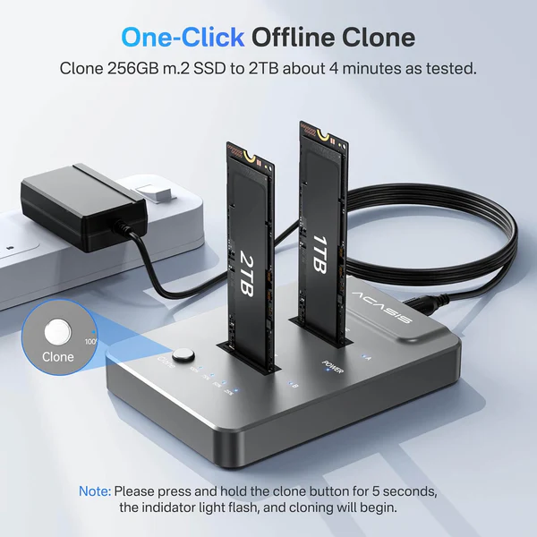 ACASISNVMeM.2DriveDuplicatorOfflineCloneDockingStation_2 Acasisnvmem.2driveduplicatorofflineclonedockingstation 2