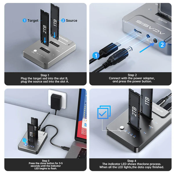 ACASISNVMeM.2DriveDuplicatorOfflineCloneDockingStation_7 Acasisnvmem.2driveduplicatorofflineclonedockingstation 7