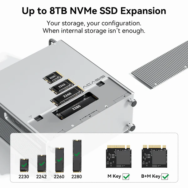 AcasisMacminiM2M1Dock_Standwith8TBM.2NVMeSSDEnclosure_5 Acasismacminim2m1dock standwith8tbm.2nvmessdenclosure 5