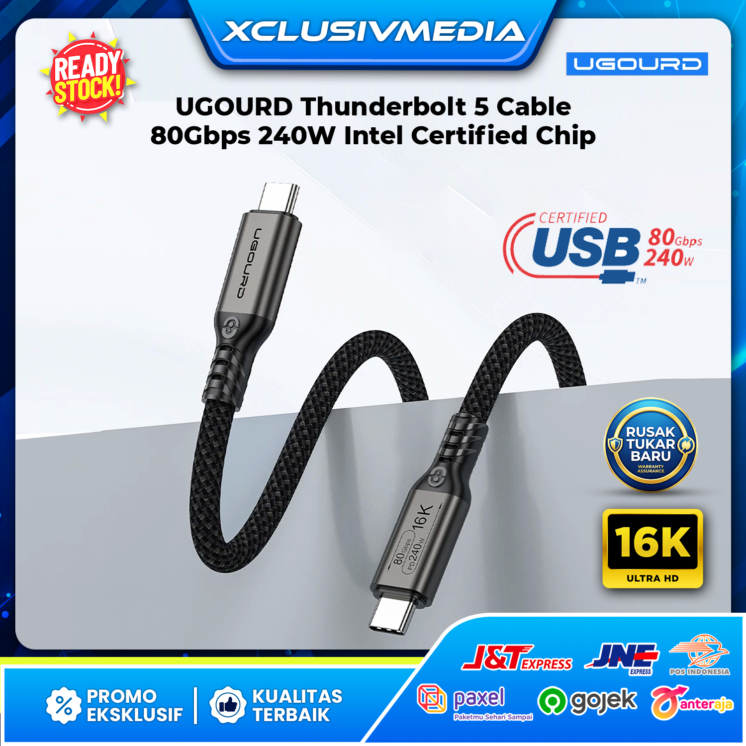 FRAME THUNDERBOLT 5 CABLE UGOURD@0.5x Frame thunderbolt 5 cable ugourd@0.5x